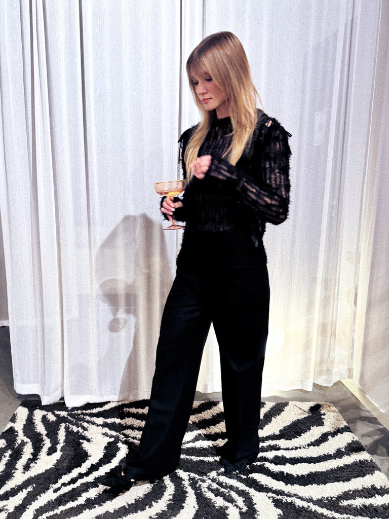 ELISE Wool Pants - Black