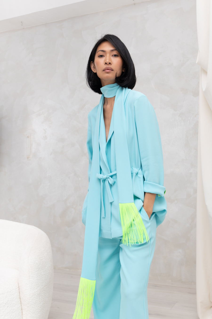 SOPHIE Jacket - Pool Blue