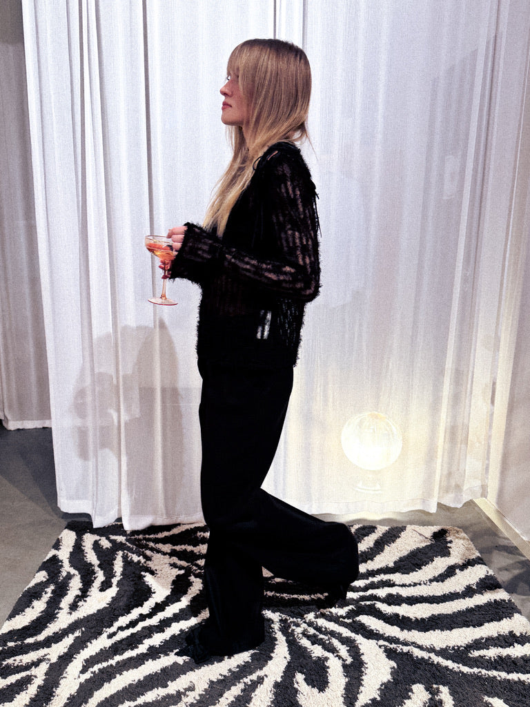 ELISE Wool Pants - Black