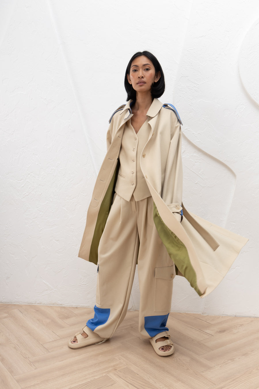 LENE Wool Coat - Beige