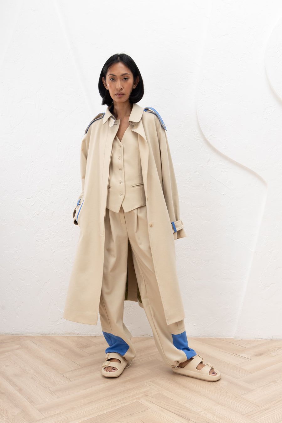 LENE Wool Coat - Beige
