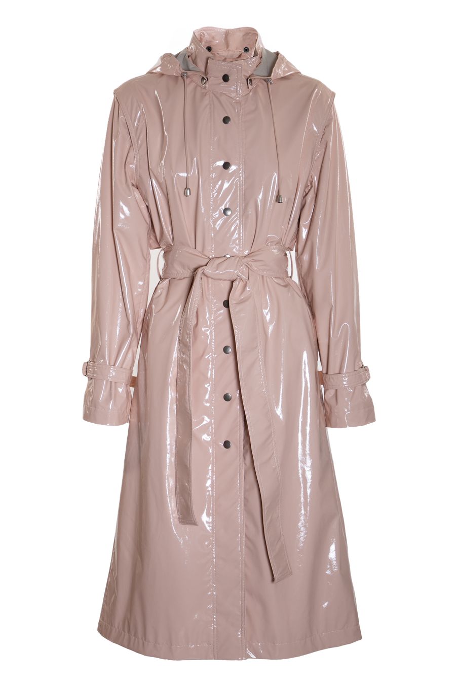 KIK Hooded Raincoat - Nude