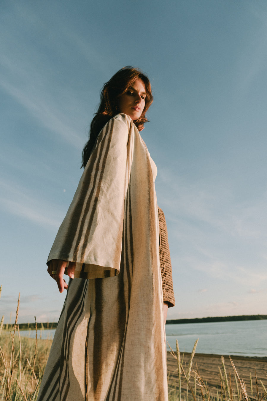 Noelle Kimono - Stone