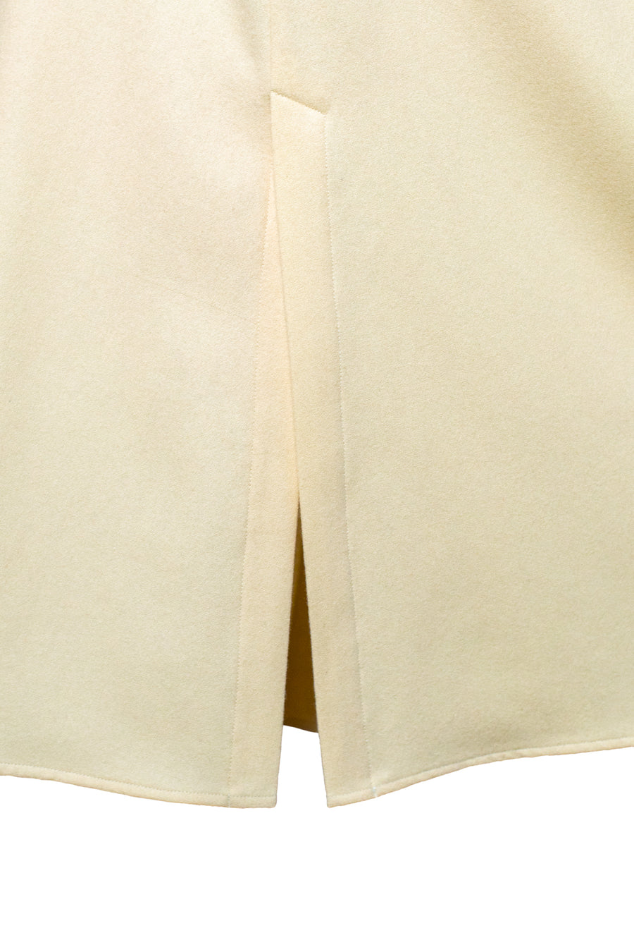CAROLE Wool Skirt - Beige