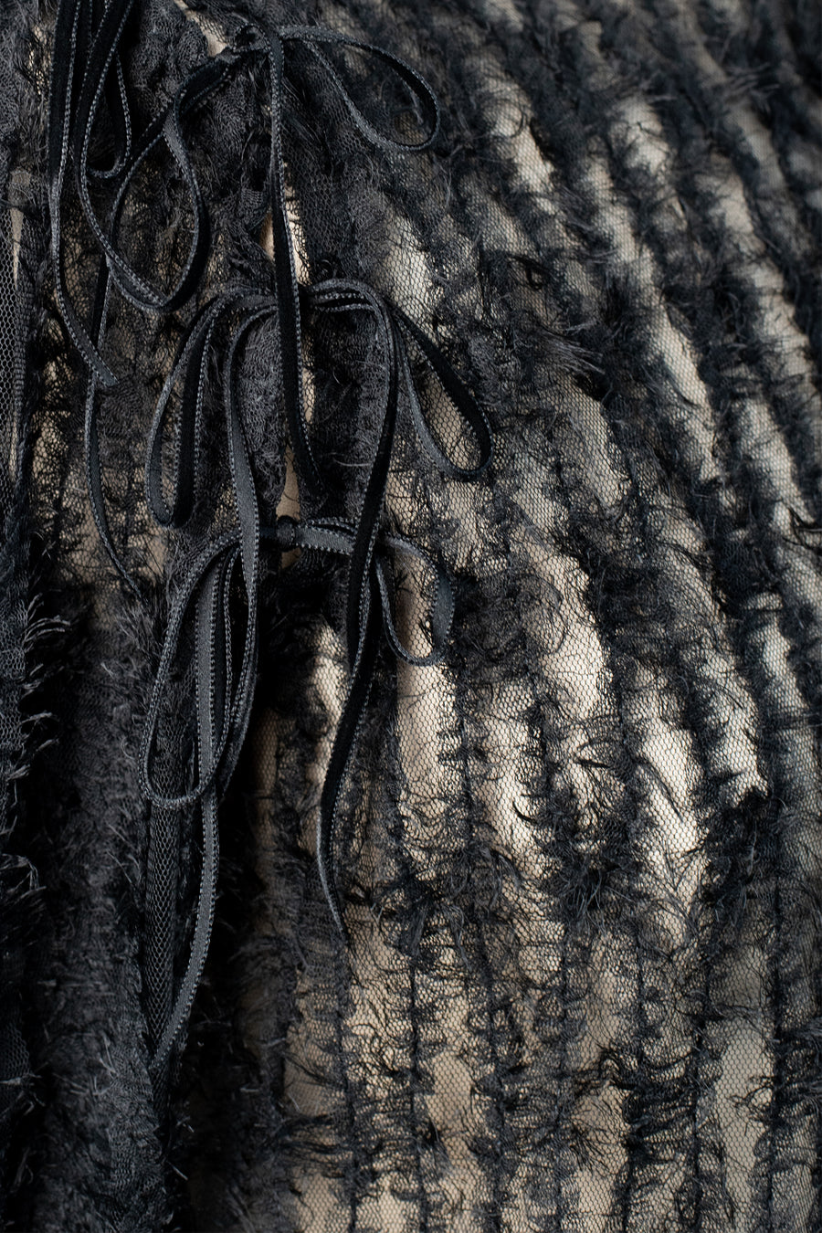 POESIA Sheer Multi-wearable Top - Lux Black