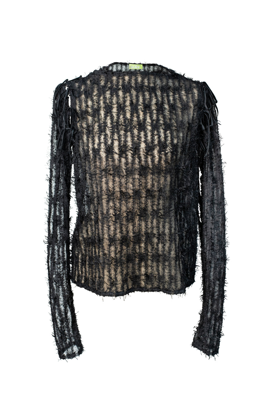 POESIA Sheer Multi-wearable Top - Lux Black