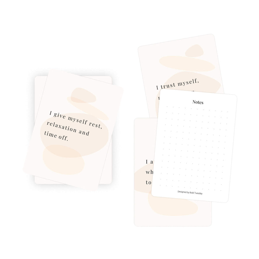 BOLD TUESDAY Motivational Cards - Balance